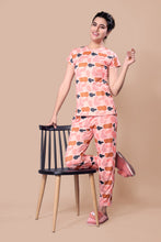 LADIES NIGHT SUIT PEACH COLOR PAIR